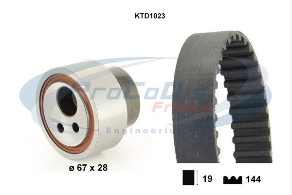 PROCODIS FRANCE Zobsiksnas komplekts KTD1023